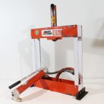 Power Team verkstedpresse og håndpumpe 