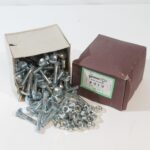 M10x50mm vognbolt med mutter