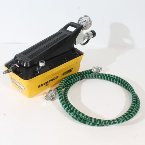 Enerpac turbo II pumpe med slange og manometer - Bilde 2