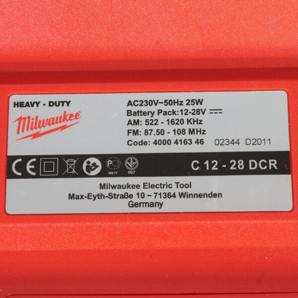 Milwaukee C 12 - 28 DCR radio - Bilde 4