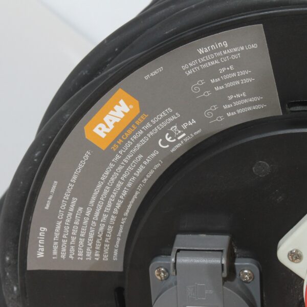 Raw 400V kabeltrommel - Bilde 3