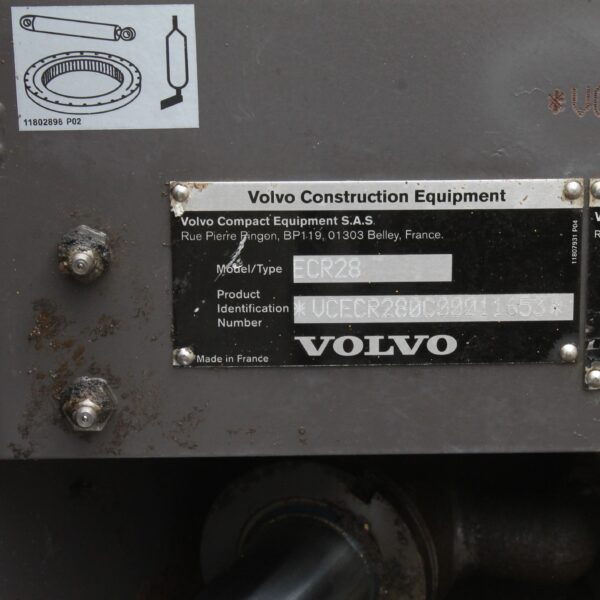 Volvo ECR28 - 2,8tonn minigraver - Lavt timetall! - Bilde 21