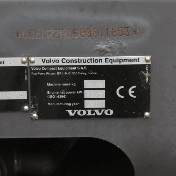 Volvo ECR28 - 2,8tonn minigraver - Lavt timetall! - Bilde 20