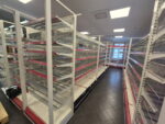 40-seksjoner Expedit butikkinnredning ferdig pakket på pall, klar for overlevering til kunde - Bilde 2