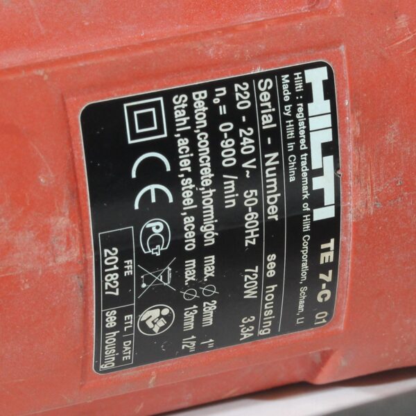 Hilti TE 7-C Borhammer - Bilde 5