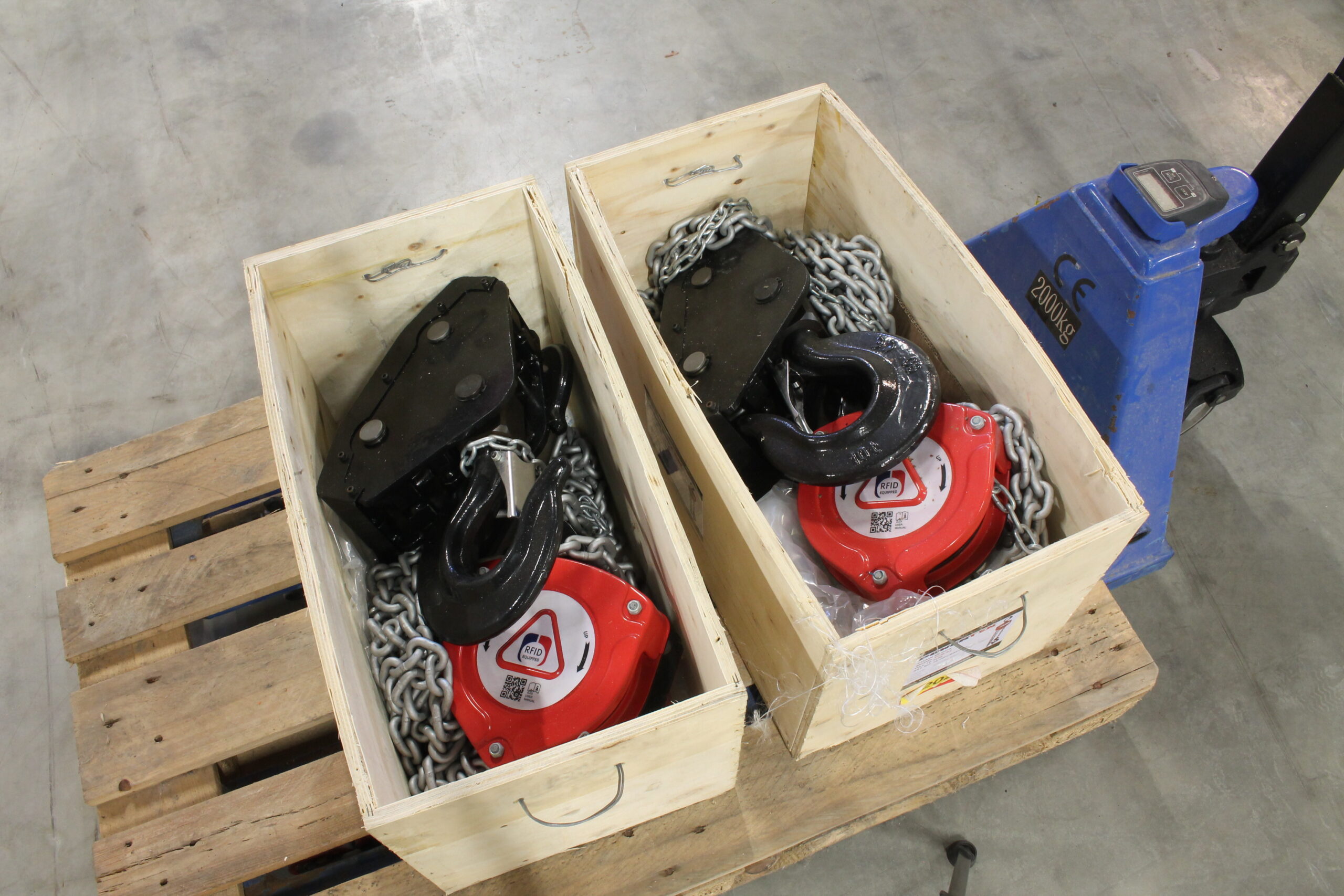 PowerTex PCB-S2 10-tonn kjettingtalje PowerTex PCB-S2 10-tonn kjettingtalje - Bilde 1