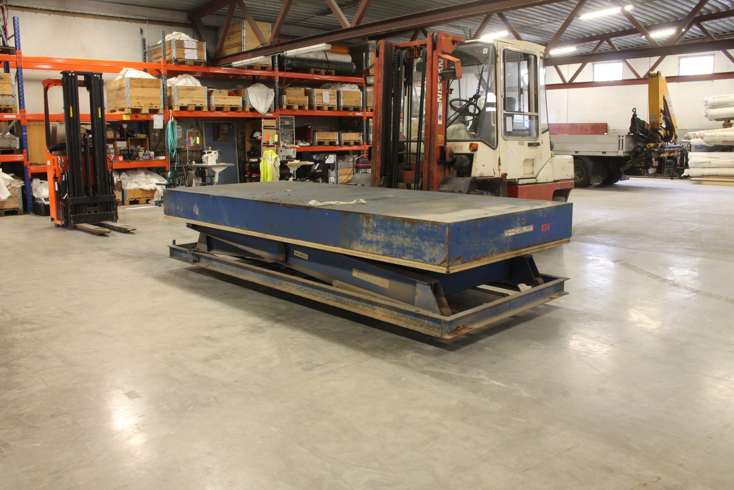 10-tonn enkelt-saks løftebord 10-tonn enkelt-saks løftebord - Bilde 1