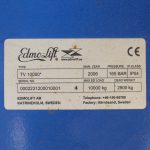 EdmoLift TV 10000 10-tonn løftebord - Bilde 11