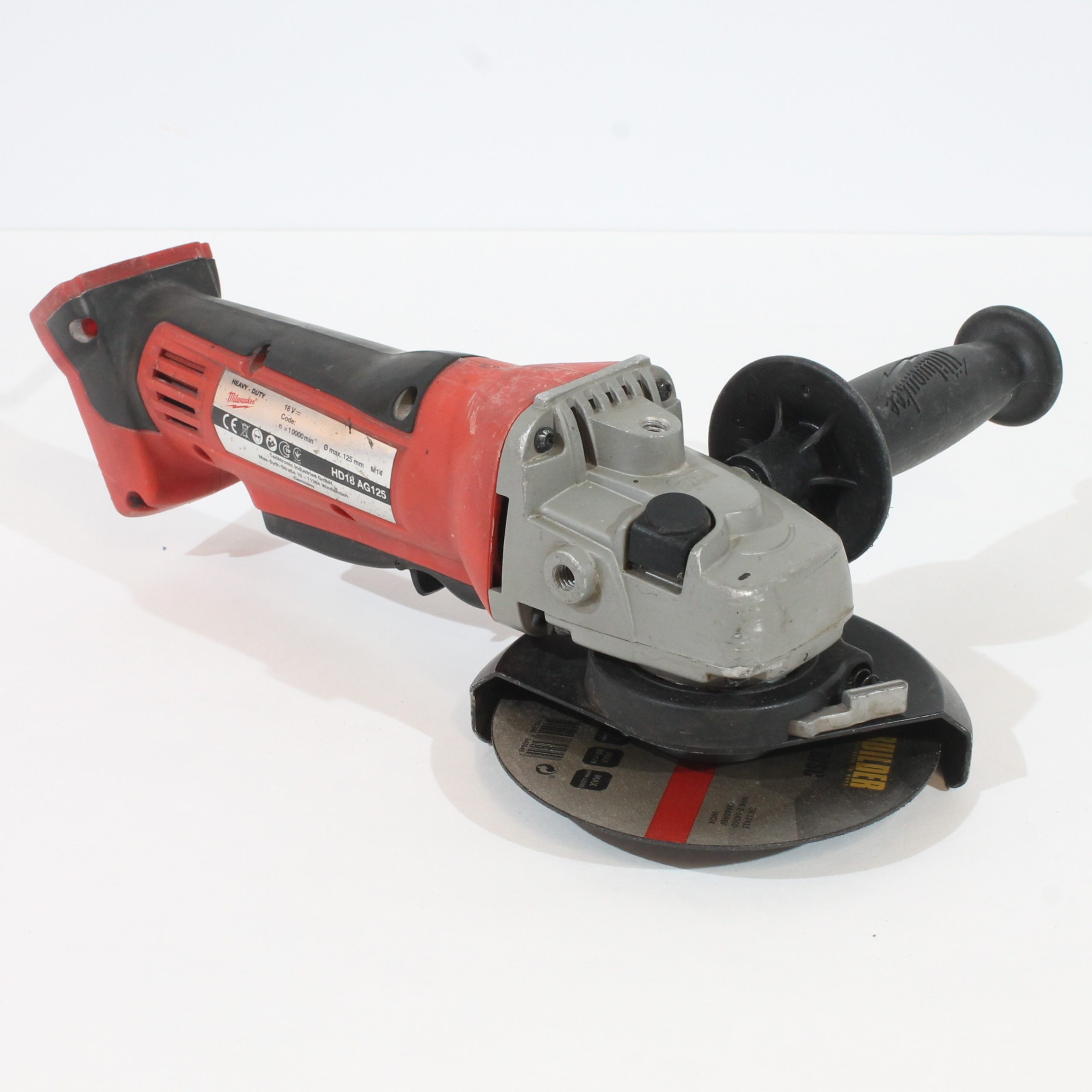 Milwaukee HD18 AG125 vinkelsliper Milwaukee HD18 AG125 vinkelsliper - Bilde 1