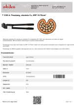 Abiko T3165A1 10-70mm² kabelskotang - Bilde 3