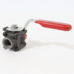 Flowserve A44-4466RT 1/2" 3-delt kuleventil - Bilde 2