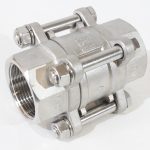 1-1/4″ 316 syrefast tilbakeslagsventil