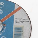 PFERD Sg-elastic 230mm slipeskive til stål - Bilde 2