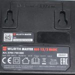 Wurth Master Li 12V 2ah Li-ion batteri m/Alg 12/2 Basic lader - Bilde 3