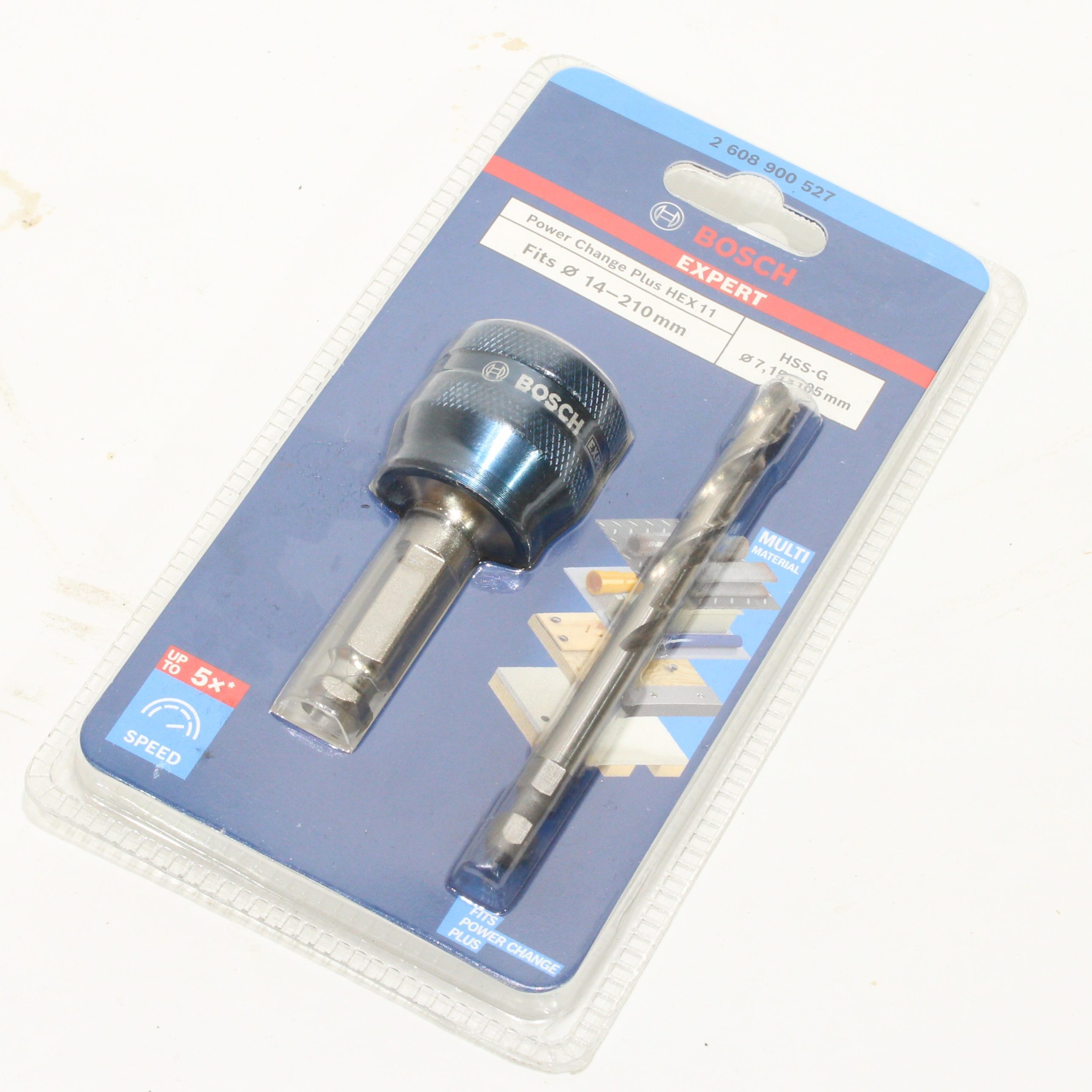 IMG_0995 Bosch EXPERT Power Change Plus HEX11 adapter med sentreringsbor - Bilde 1