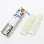 Pentek ST-1 rustfritt filterhus for vann – med 2 filterinnsatser
