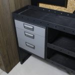 HH Modul System bilinnredning – hyllesystem med 3 skuffer - Bilde 3