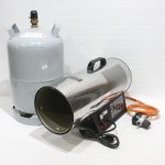 Dantherm Gasheizer 33M med 11kg propanflaske og gass